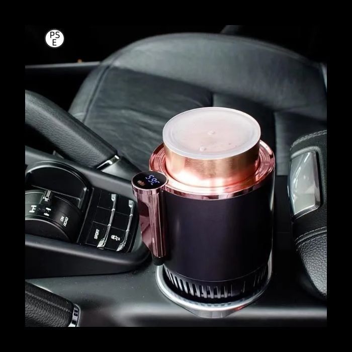 ドリンクホルダー 車載 保冷 保温 温冷 ポータブル 飲み物 カー用品 車載用品 ドリンククーラー ウォーマークーラー 自動温度制御搭載 簡単操作 車