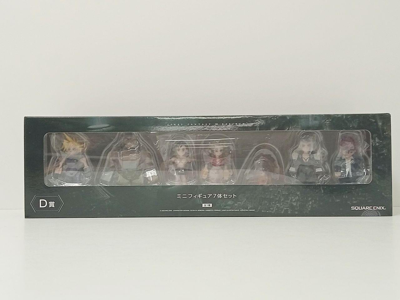 FINAL FANTASY VII 発売記念くじ　D賞 ミニフィギュア7体セット 匿名配送）FFくじ D賞ミニフィギュア7体セット FF7 REBIRTH