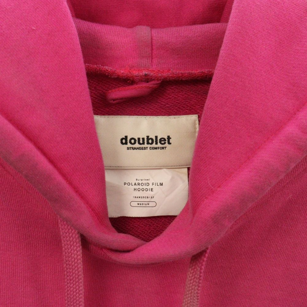 doublet (ダブレット) 19AW POLAROID FILM HOODIE ポラロイド プル 