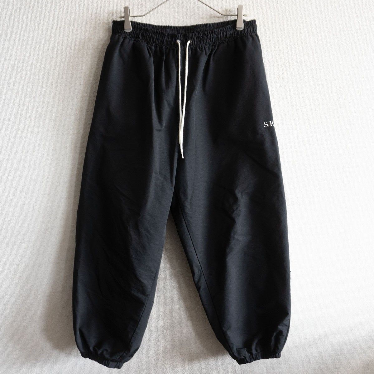 Private brand by S.F.S ベンチレーション ナイロン トラック パンツ Free ブラック 25100838
