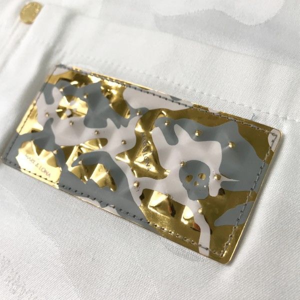 MARK&LONA マークアンドロナ ストレッチスカート スカル カモフラ 迷彩