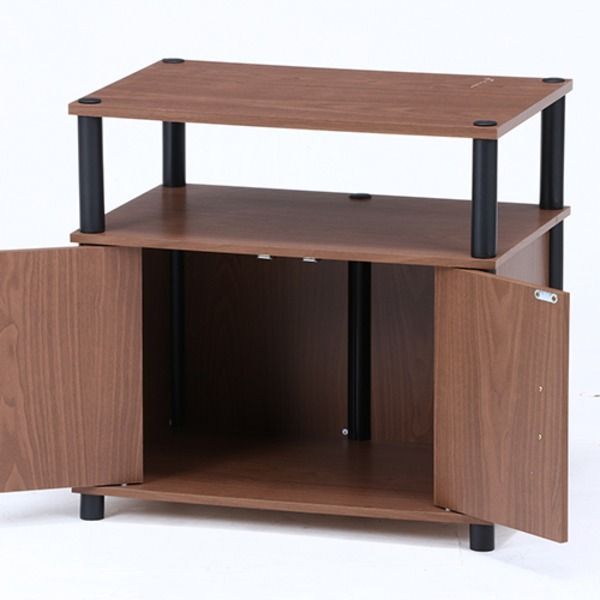 テレビボード テレビ台 幅60cm ブラウン 収納棚 扉付き収納 脚付き 60S