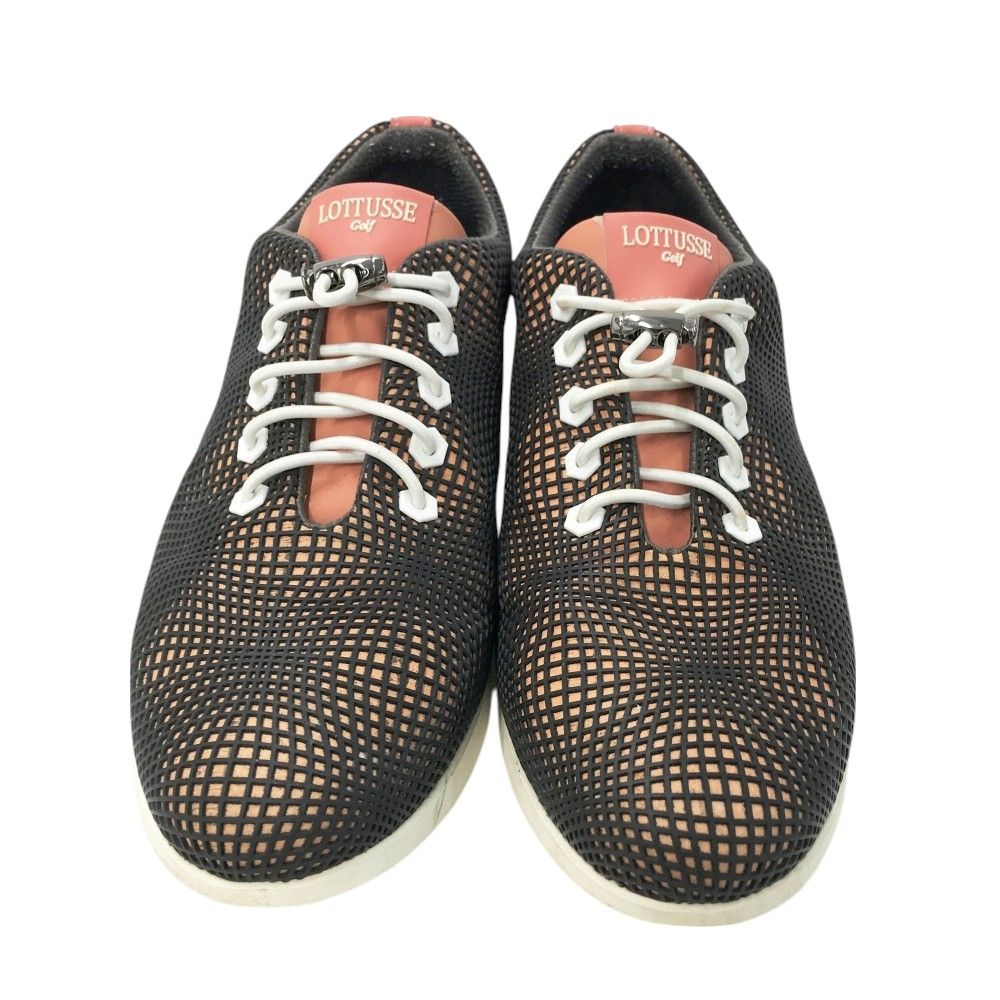 LOTTUSSE GOLF ロトゥセ ゴルフ  ゴルフシューズ  ブラック系 38 [240101461126] ゴルフウェア レディース ストスト LOTTUSSE GOLF ロトゥセ ゴルフ ゴルフシューズ ブラック系 38