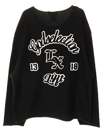 LYFT ゴッドセレクション　長袖カットソー 黒 LYFT × GOD SELECTION XXX LIMITED CUT OFF LONG T-SHIRT BLACK