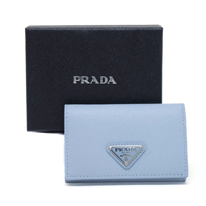 プラダ PRADA サフィアーノトライアングル カードケース サフィアーノ 
