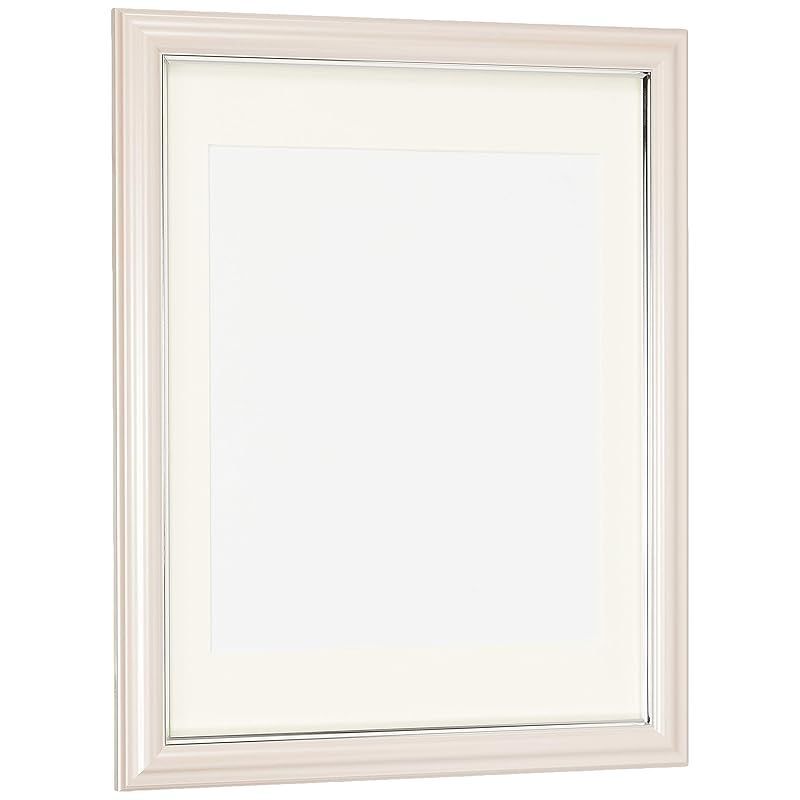 特価商品】万丈 無反射 軽量 Vカラー肖像額 八判 ピンク 105733 【面材：