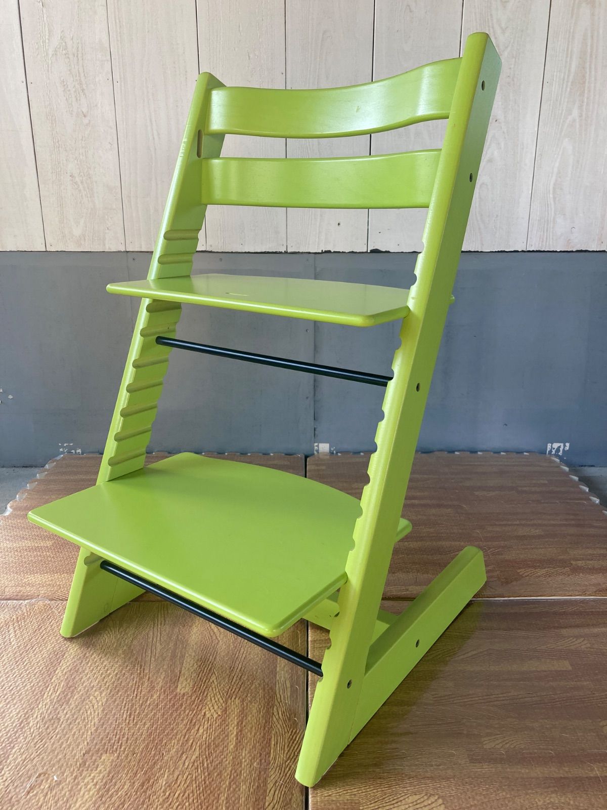 希少】STOKKE ストッケ トリップトラップ ライムグリーン S/N4 希少