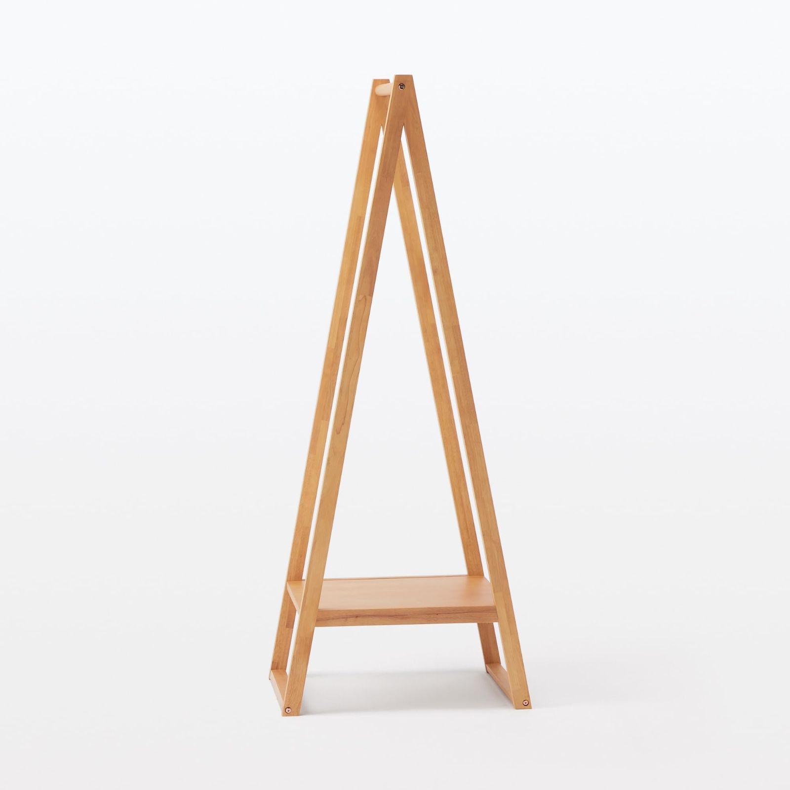 木製コートハンガー 無印 ラバーウッド材 KE2SFA4S