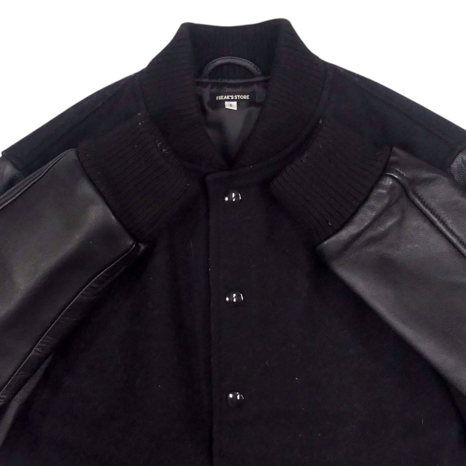 FREAKS STORE フリークスストア スタジャン S 古着 レザー ブルゾン