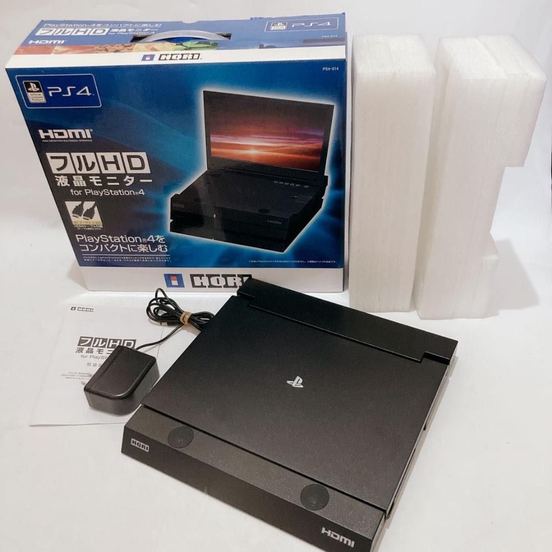 動作品 HORI PS4-014 PS4 フルHD液晶モニター PS4対応