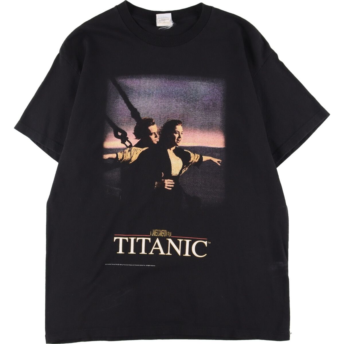 00s vintage movie Tシャツ 007 ダブルオーセブン 映画 古着 90年代 FREEZE TITANIC タイタニック 映画 ムービーTシャツ