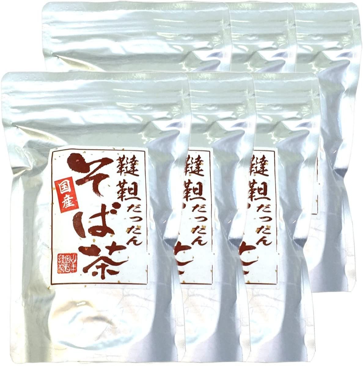 韃靼そば茶 300g【6袋セット】無農薬 北海道産 巣鴨のお茶屋さん 山年園