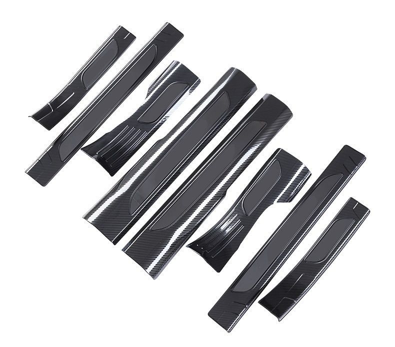 ステップガーニッシュポルシェ マカン Macan 95B専用 ステップガード ステンレス製 アクセサリー カスタムパーツ 4Pセット 内側用 新発売 スカッフプレートポルシェ マカン Macan 95B専用 カーボン