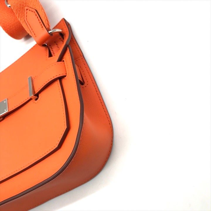 保管品 HERMES エルメス ジプシエール ミニ エバーカラー オレンジ P  