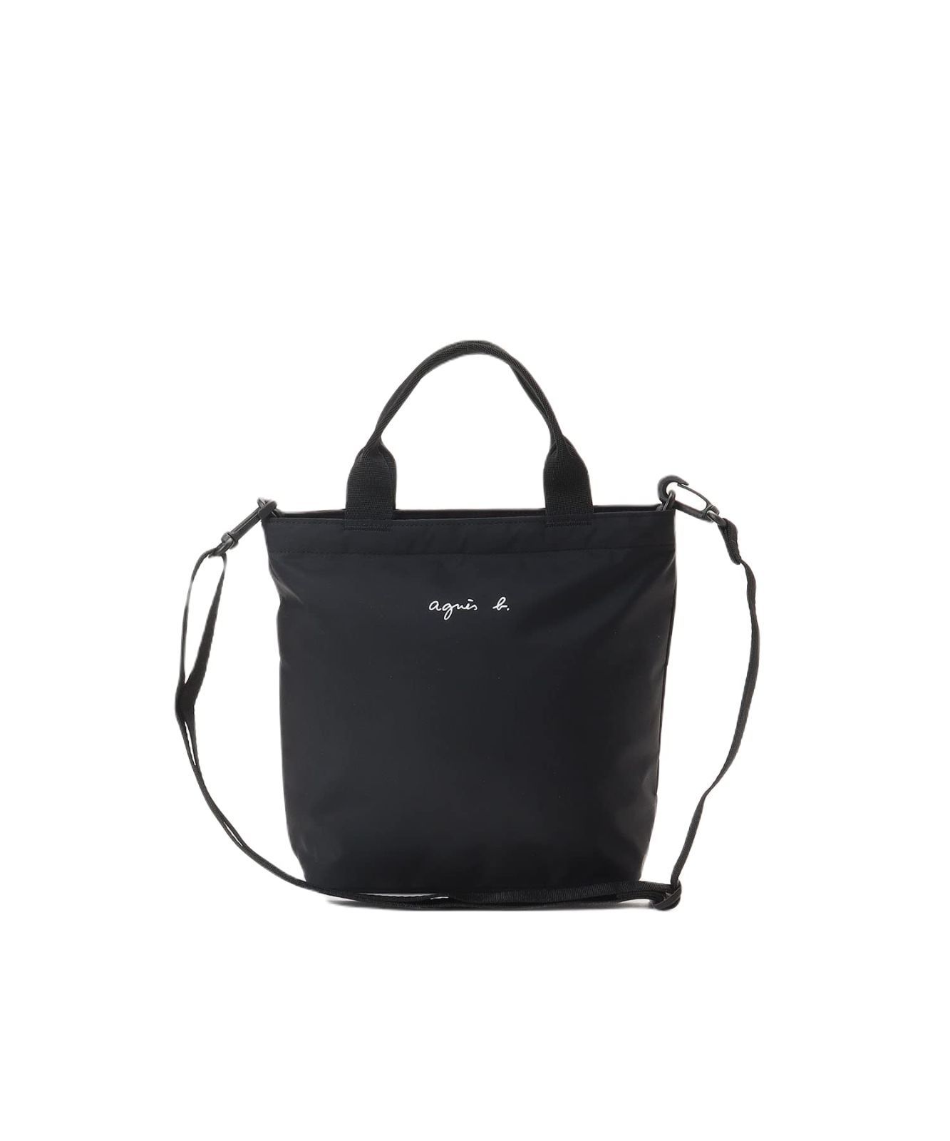 Size Free Size_Color ブラック アニエスべー ロゴ ハンドバッグ レディース AC12 E SAC Free ブラック