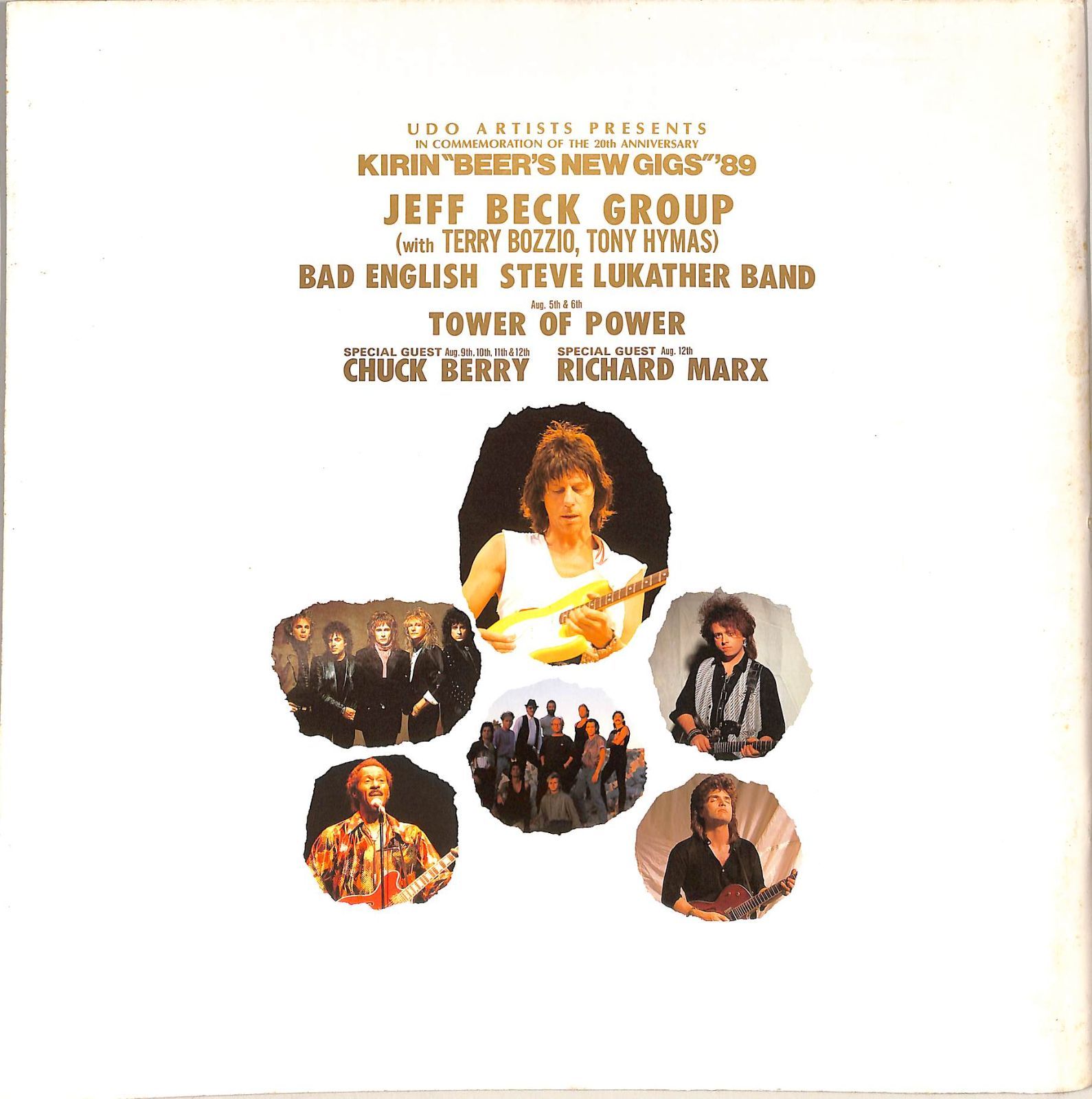 その他 KIRIN\"BEER'S NEW GIGS\" '89 JEFF BECK その他 KIRIN