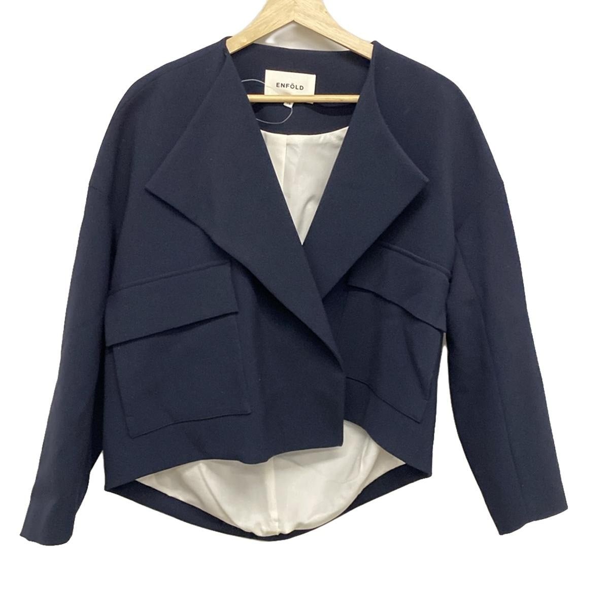 ENFOLD(エンフォルド) ジャケット サイズ36 S レディース - ダーク ENFOLD(エンフォルド) ジャケット サイズ36 S レディース - ダーク