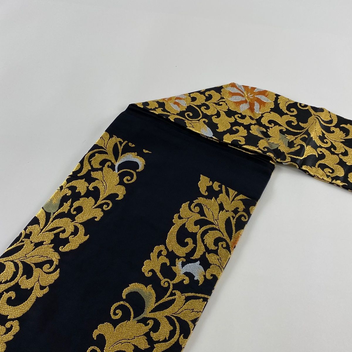 平和屋本店□希少 銀座こうげい 九寸名古屋帯 アイヌ柄 紬