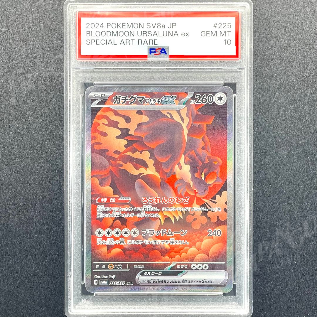 PSA10 ガチグマアカツキex SAR sv8a 225/187 / 2024 Pokemon