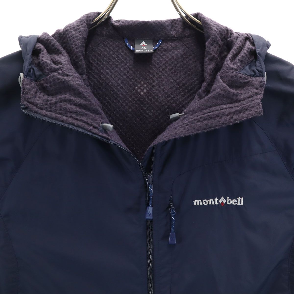 mont-bell モンベル ライトシェル パーカー XL ネイビー メンズ 古着 