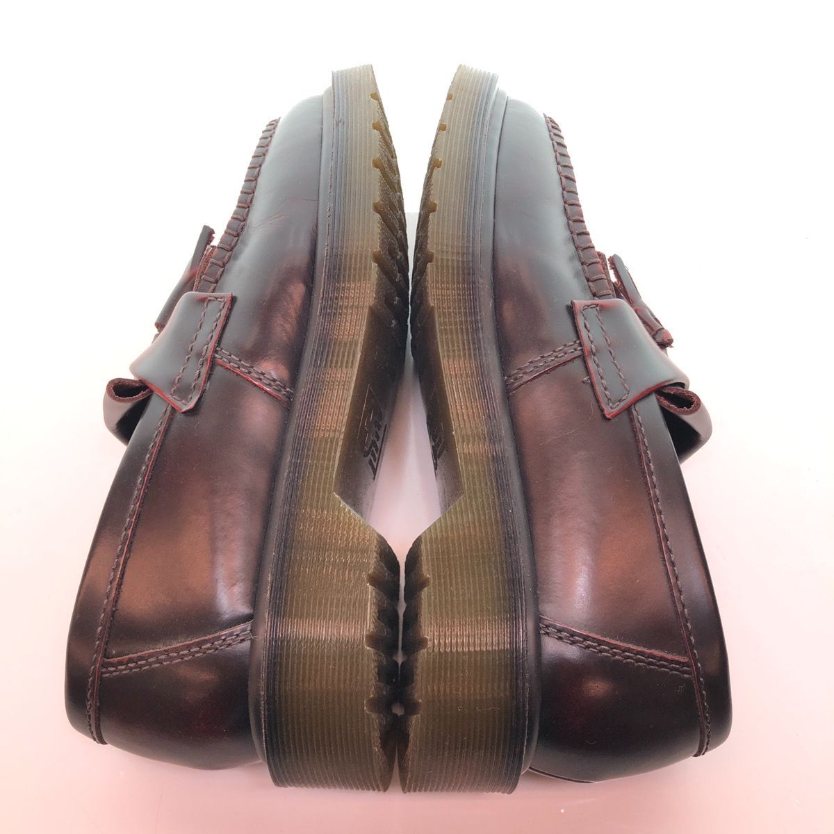 Dr. Martens フリンジローファー 5 UK 25cm Dr. Martens フリンジ付きローファー 黒赤 26.5cm - メルカリ