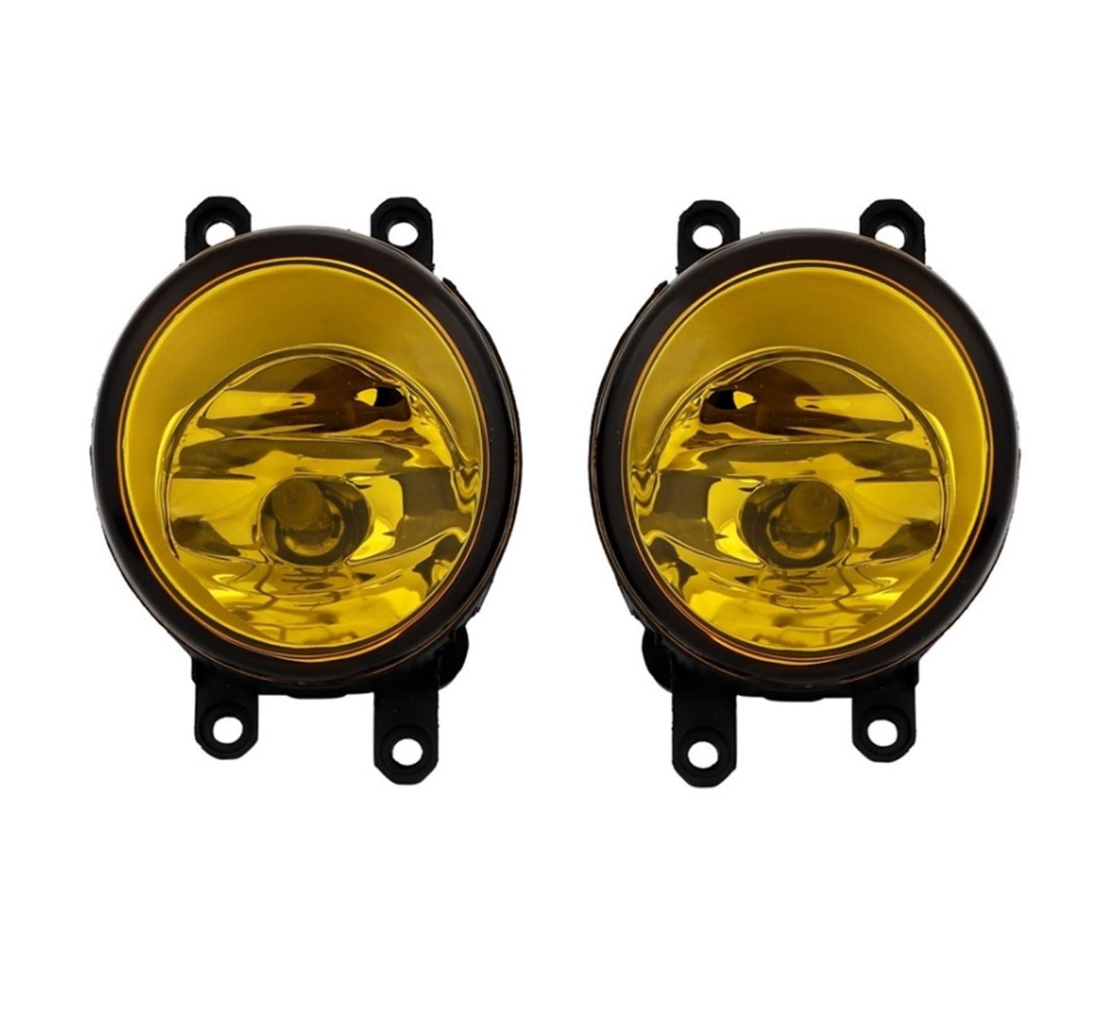 トヨタ 黄色レンズフォグランプ ユニット 汎用 社外品 HID LED 純正サイズ交換用 H8 H11 H16 ガラス レンズ 互換 LR セット  (イエロー) [イエロー] - メルカリ