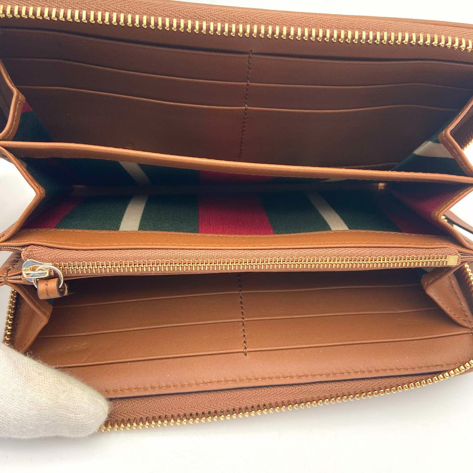 未使用品】GUCCI グッチ 819122 GGエンブレム ジップアラウンド