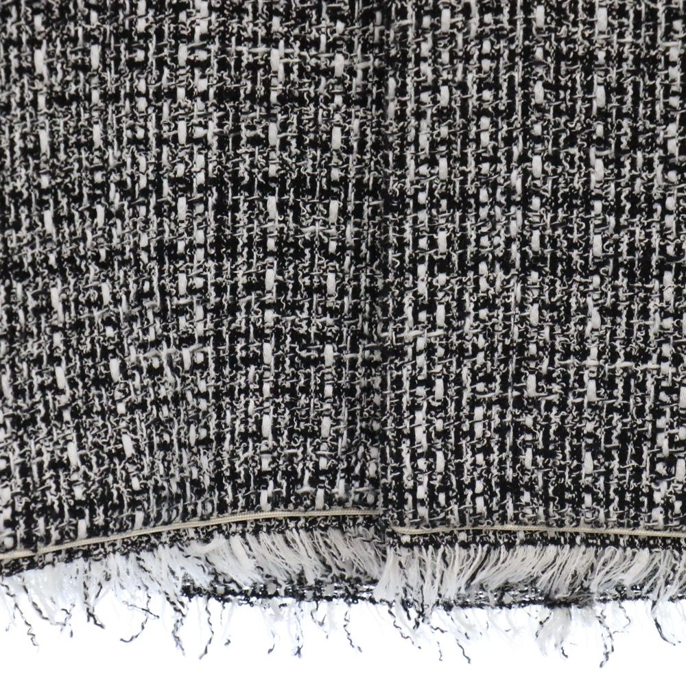 VALENTINO クルーネック ツイード ジャケット VALENTINO (ヴァレンチノ) WOOL COTTON BOUCLE TWEED GIUBBINO