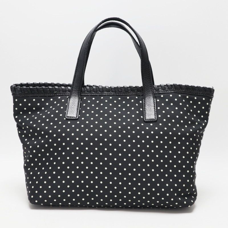 K06-k115 TORY BURCH トリーバーチ ロゴ ドット柄 ナイロン