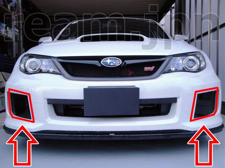 スバル純正 GRB 前期バンパー用 フォグカバー SUBARU 【インプレッサ・GV/GR】フォグカバー【スバル純正