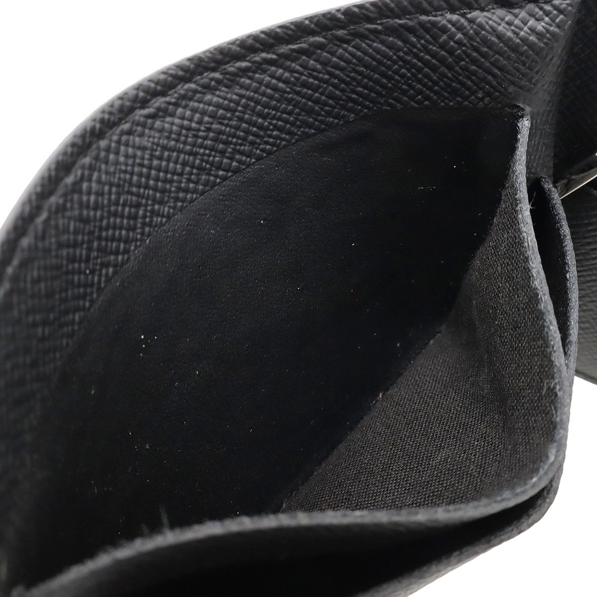 【美品】ルイヴィトン マネークリップ タイガ M62978 黒 ミニ財布 LOUIS VUITTON ルイ ヴィトン タイガ ポルトフォイユ パンス 2