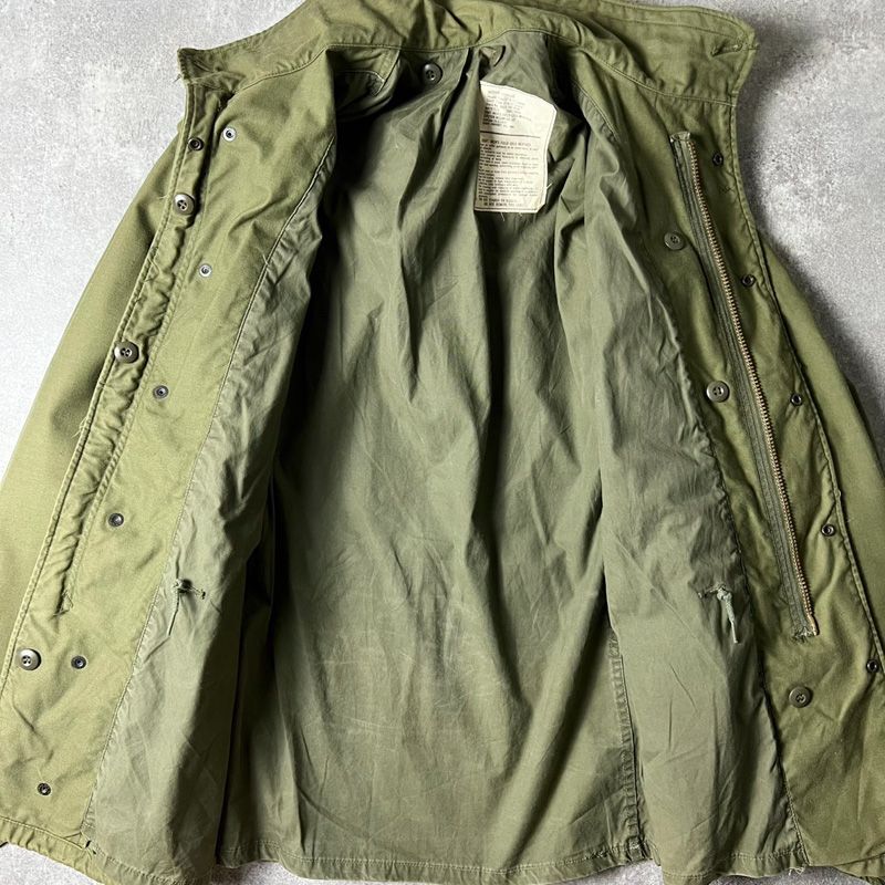 US.ARMY M65 フィールドジャケット 1974年製 70s 70s US ARMY M-65 Field Jacket 3rdタイプ DEAD STOCK