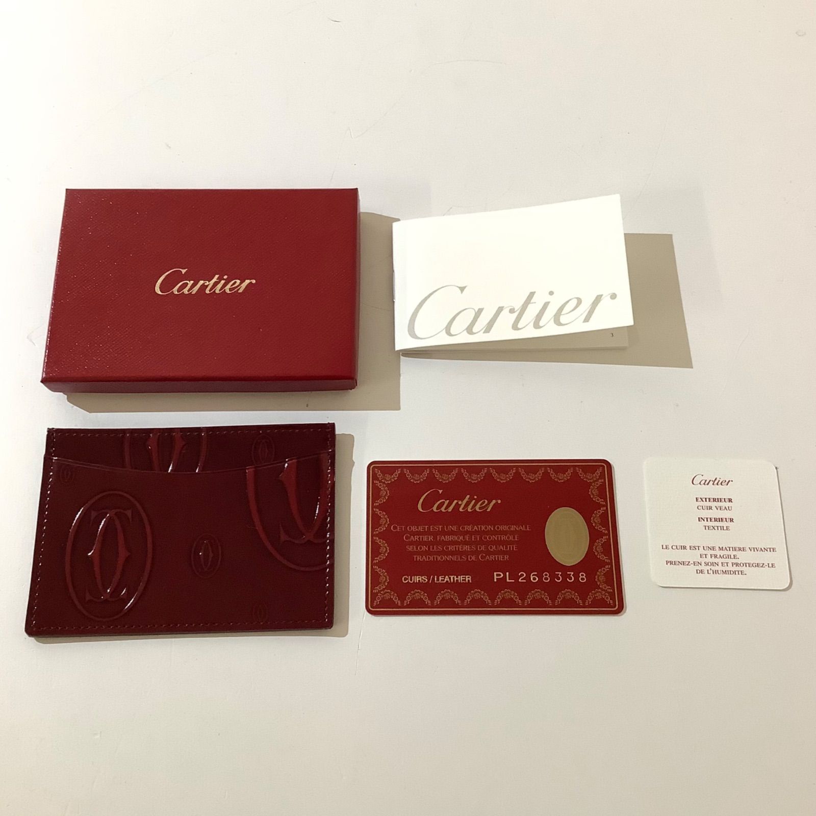 Cartier カルティエ 名刺入れ カードケース パスケース ボルドー 楽天市場】カルティエ カードケース/名刺入れ/パスケース