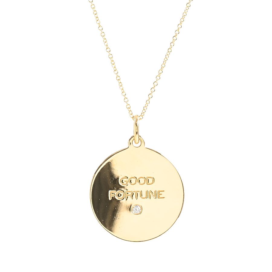 TIFFANY-Co. ティファニー ネックレス タグチャーム GOOD FORTUNE