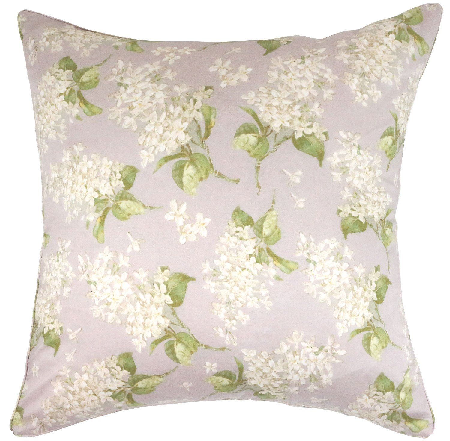 【特価セール】DDintex ディーディーインテックス FLORET LONDON クッションカバー アーカイブ・ライラック ベージュ 45×45cm [リバティプリント使用]