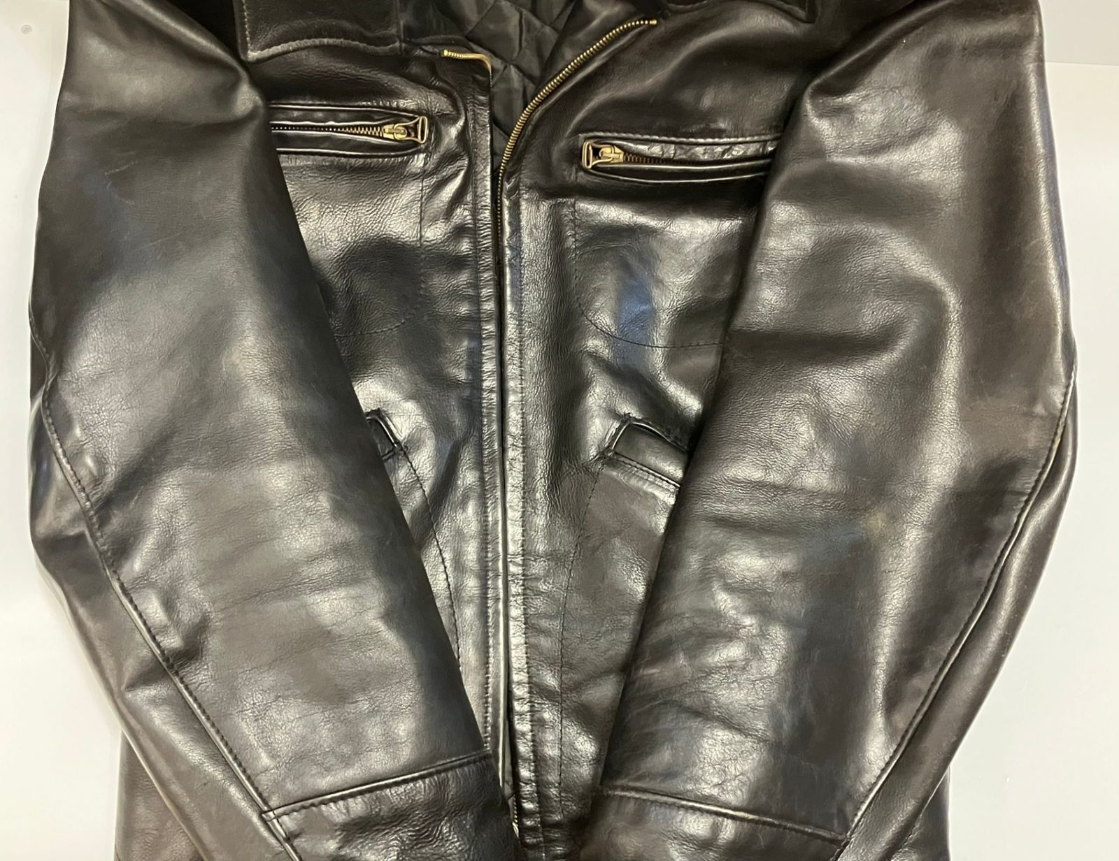 バンソン シングルライダース レーシングジャケット 36 ブラック USA製