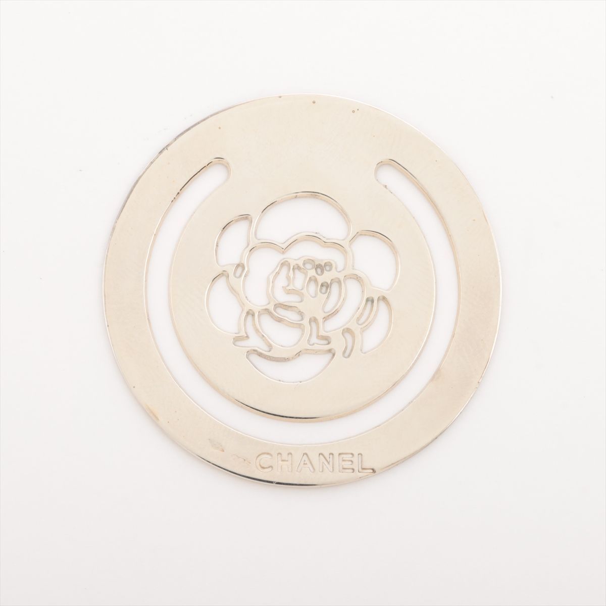 CHANEL シャネル カメリア ブックマーカー シルバー 925