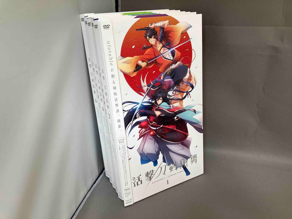 DVD 【※※※】[全6巻セット]活撃 刀剣乱舞 1~6(完全生産限定版) - メルカリ