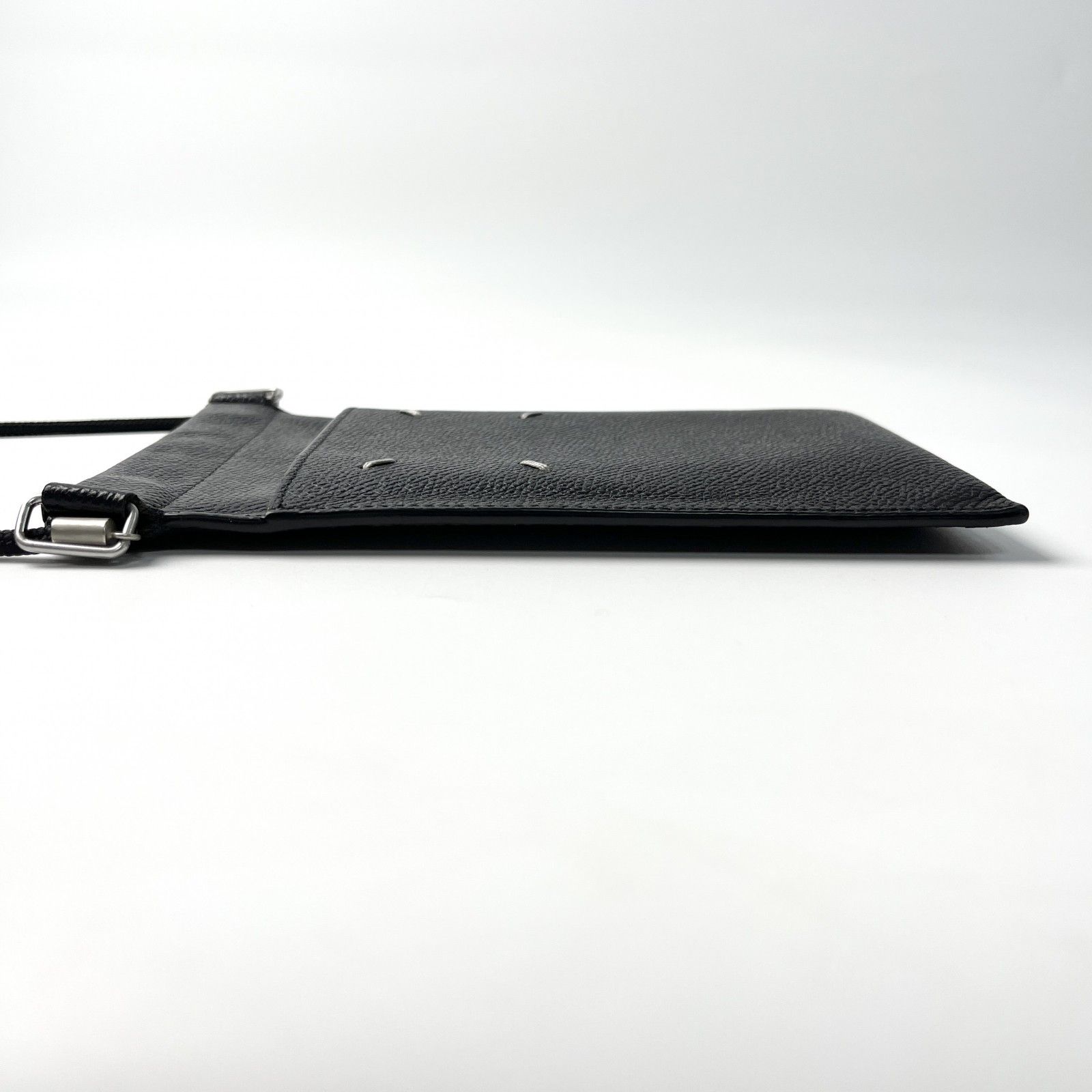 未使用　メゾン　マルジェラ　ショルダーバッグ ポシェット フォンケース　ブラック 中古・古着通販】Maison Margiela (メゾンマルジェラ