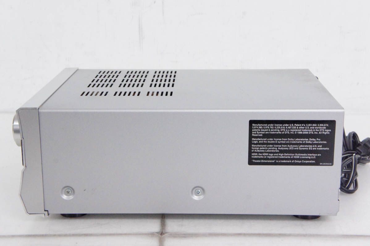 中古】ONKYOオンキヨー AVセンター SA-205HD(S) アンプ - メルカリ