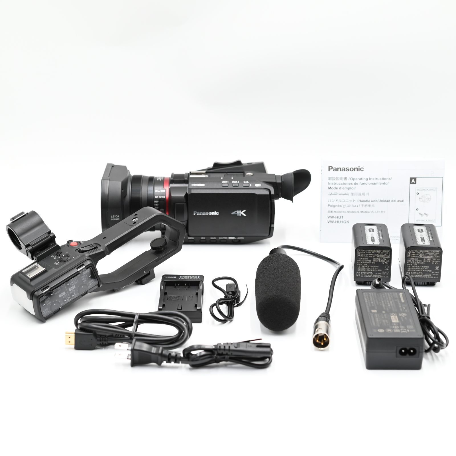 パナソニック 4K ビデオカメラ X1500 SDダブルスロット 光学24倍ズーム ブラック HC-X1500-K パナソニック(Panasonic) 4K ビデオカメラ X1500 SDダブルスロット