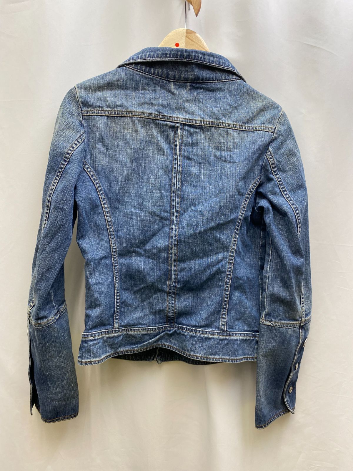 好きに ディーゼル　　L DIESEL デニムジャケット　ライダース　ダブル　鍵