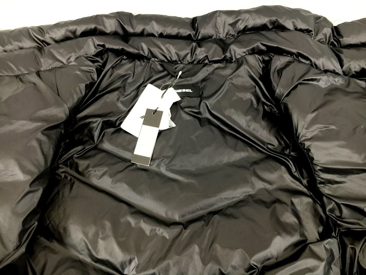 DIESEL ダウンジャケット M 黒 Diesel Down Jacket (DIESEL/ダウンジャケット・コート