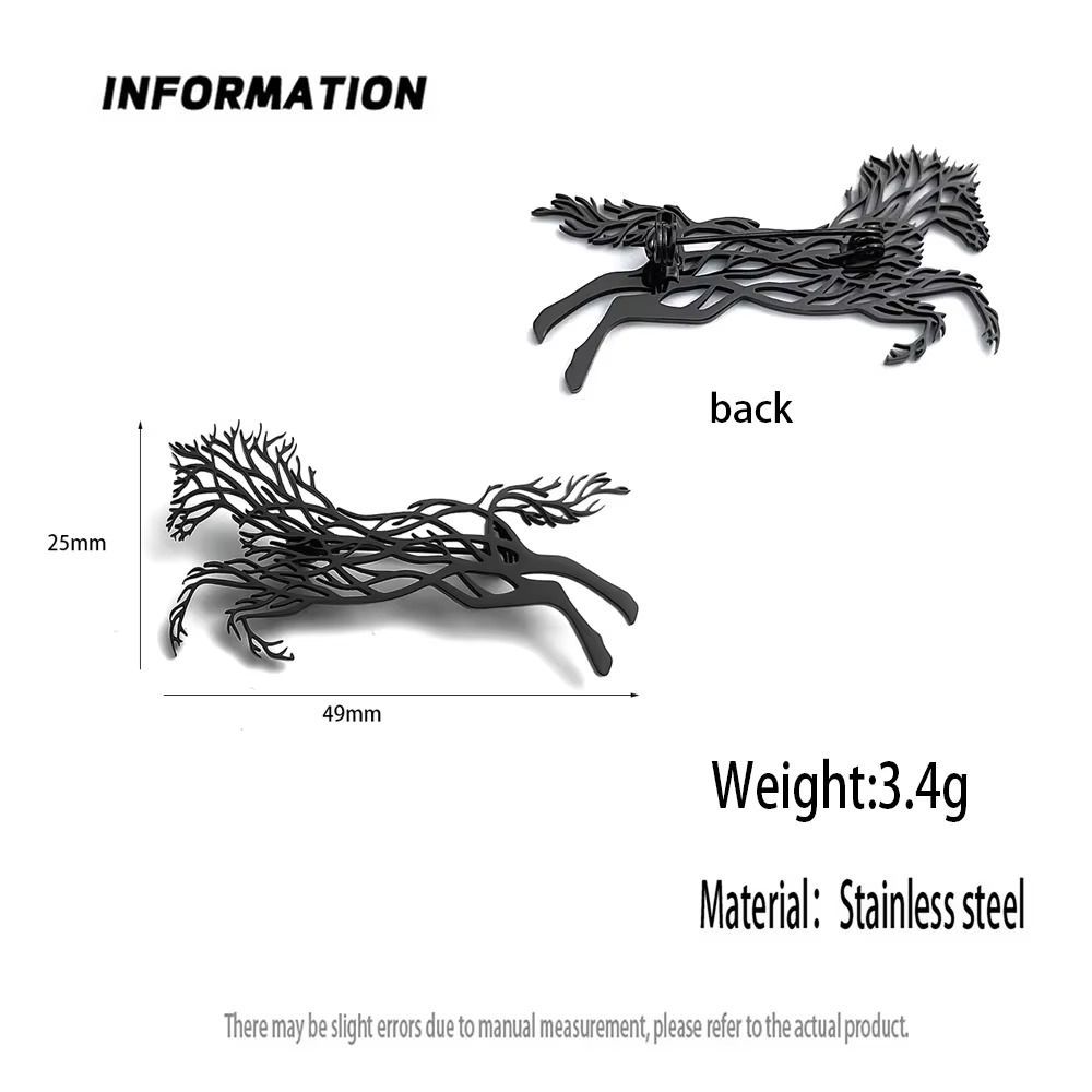 brooch horse 馬 モチーフ ブローチ ek-0038 - メルカリ