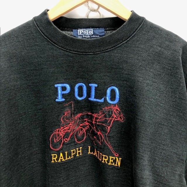 POLO RalphLauren 刺繍ロゴ　裏起毛　スウェット ポロラルフローレン スウェット 裏起毛 LGサイズ 白 ホワイト L ポニー刺繍