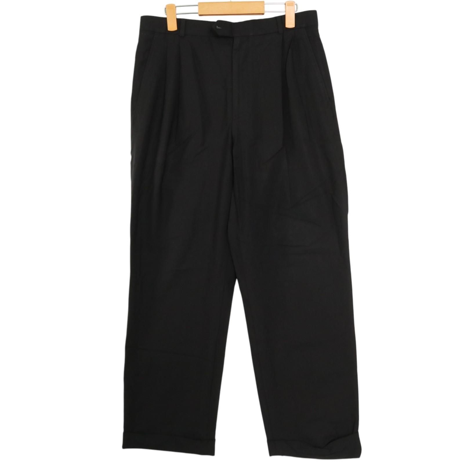 m6646【美品 ブルックスブラザーズ】2タック スラックス 黒 32W ウール ウール フォーマル 2釦スーツ Classic | Brooks Brothers Japan