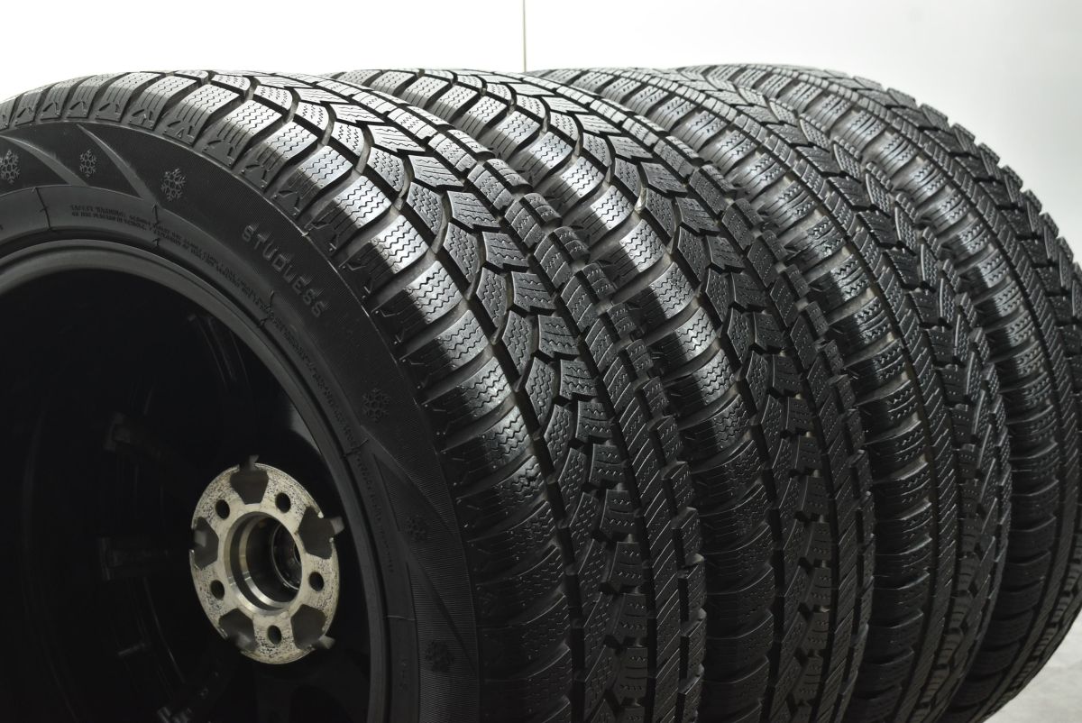 【バリ溝 美品】VERTHANDI 17in 7J +48 PCD100 HIFLY Win-turi 212 225/55R17 スバル フォレスター インプレッサXV アウトバック