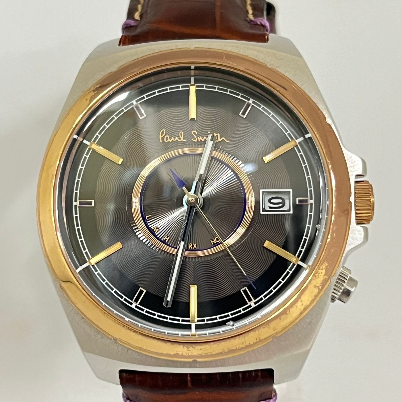 希少Paul Paul Smith ポールスミス 電波ソーラー腕時計 (中古・送料 