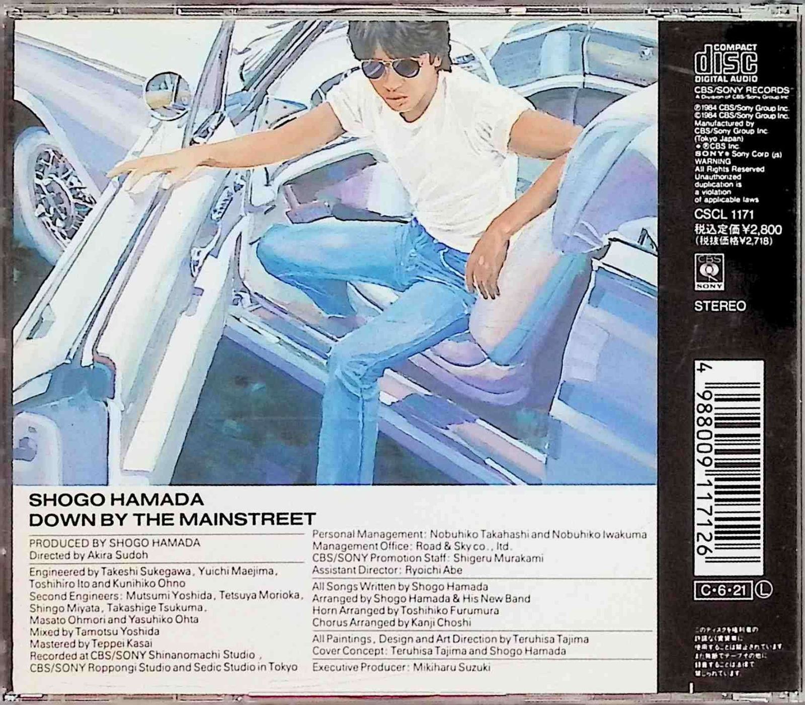 浜田省吾　/　 Down by the Mainstreet（LPレコード） Amazon.co.jp: 見本盤浜田 省吾 DOWN BY THE MAIN STREET