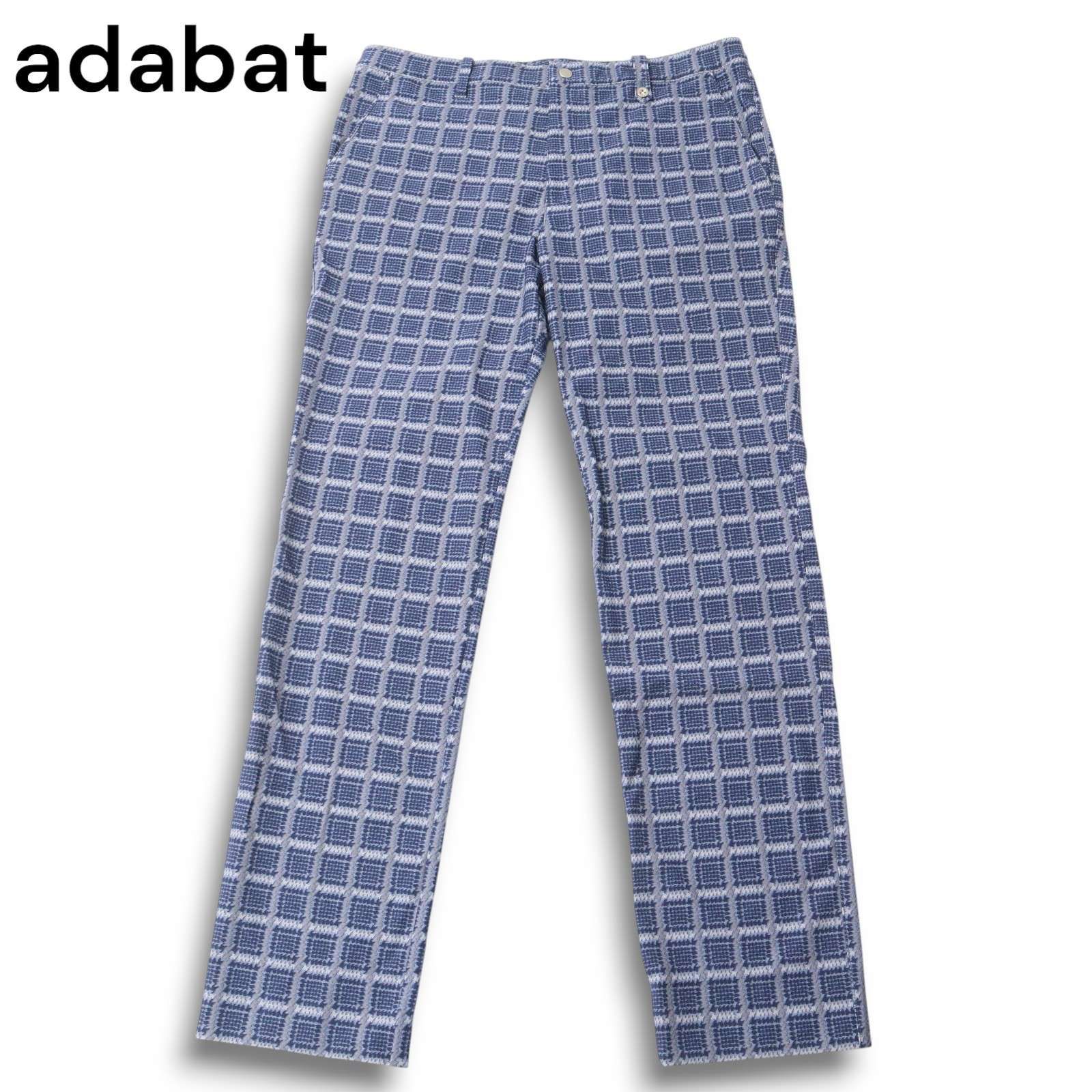 adabat アダバット ゴルフ ストレッチ☆ 格子柄 チェック